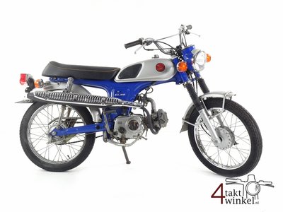 Honda CL50, Scrambler, Blue, 8163km, with papers