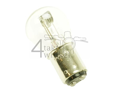 Scheinwerfer Lampe BA20d, Doppelt, 12 Volt, 15-15 Watt, zB SS50 und CD50