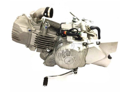 Motor, 212 ccm, manuelle Kupplung, Zongshen, 5-Gang, mit Anlasser, silber