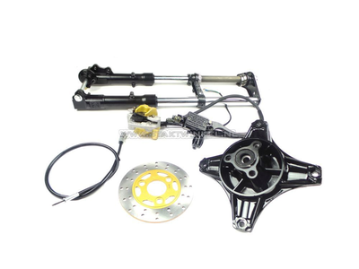 Gabel komplett, Dax, 30mm, Standard Skyteam, schwarz