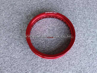 Felge 17 Zoll 4.25J Aluminium, rot