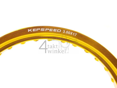 Felge 17 Zoll 3.00J, Aluminium, Gold