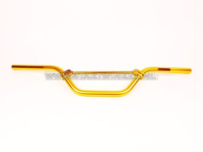 Lenker Aluminium breit, gold