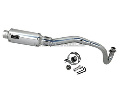 Tuningauspuff, obenliegend, NHRC N-0131a, Aluminium