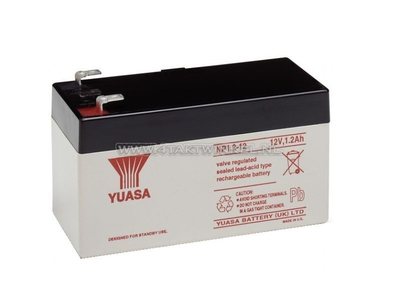 Batterie 12 Volt 1,2 Ampere Gel Yuasa