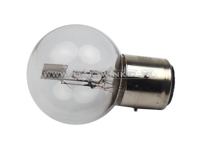 Scheinwerfer Lampe BA21D, Doppelt, 6 Volt, 15-15 Watt, Dax 3-polig