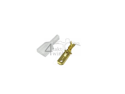 Anschluss japanisch Platt 6,3 mm, männlich