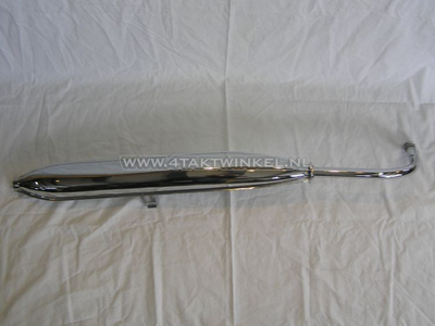 Auspuff Standard, C310S (modifizierter C50 Auspuff), mit Halterung