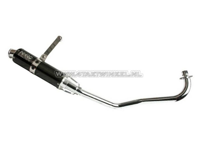 Tuningauspuff, untenliegend, NHRC HC-0116C-03, Carbon