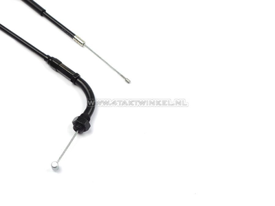 Gaszug, CB50, CY50, XL50, 89 cm, schwarze Umlenkung, original Honda