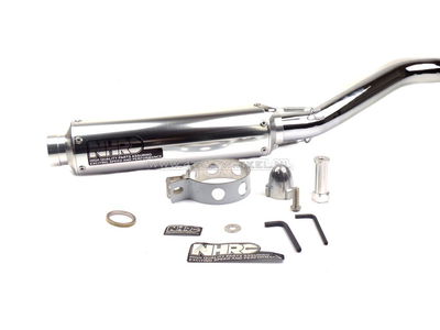 Tuningauspuff, obenliegend, NHRC N-0130a, Aluminium