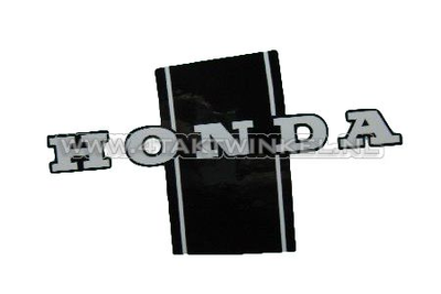 Aufkleber Dax Rahmen, schwarz / weiß, links, original Honda