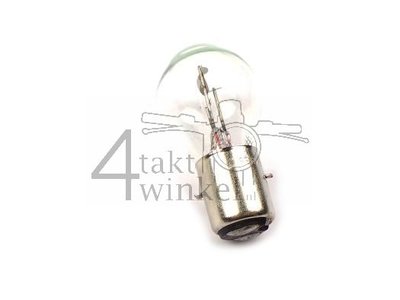 Scheinwerfer Lampe BA20d, Doppelt, 6 Volt, 35-35 Watt, zB Dax