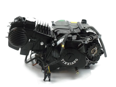 Motor, 140cc, halbautomatisch, YX, 4-Gang, Anlasser, schwarz