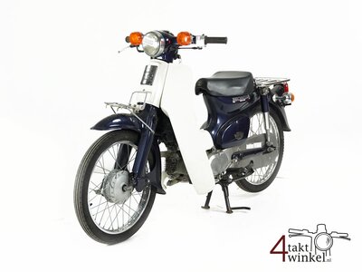 VERKAUFT ! Honda C50, blue, 8419km