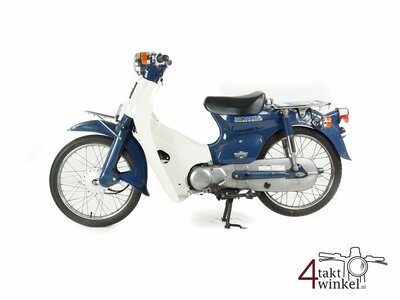 VERKAUFT Honda C50, Blau, 7879km