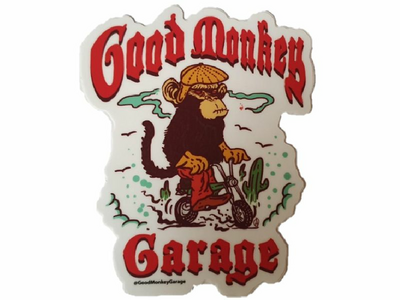 Good Monkey Garage Aufkleber # 1