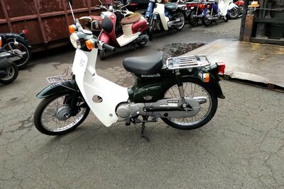 VERKAUFT Honda C50 NT, green, 10939km