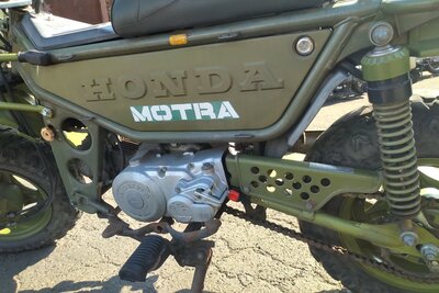 Honda Motra, green, 25203km