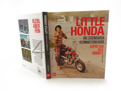 Buch, Little Honda, Die Legendären Kleinmotorräder, auf Deutsch.