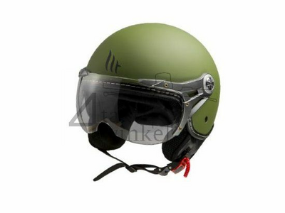 Helm MT, Le Mans Soul Retro, grün, Größen XS bis XXL