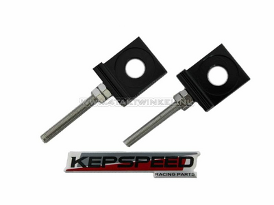 Kettenspanner Paar für C50, SS50, CD50 Kepspeed-Schwinge, Schwarz