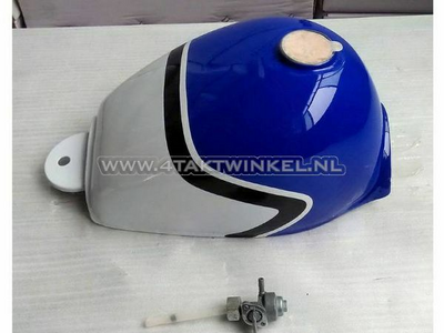 Tank, Monkey, Z50j blau / weiß / schwarz