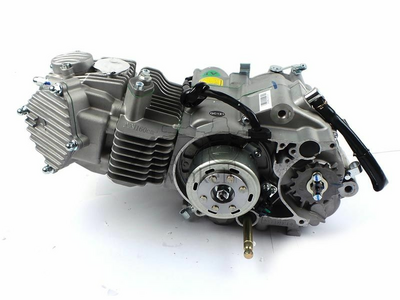 Motor, 160 ccm, manuelle Kupplung, YX, 4-Gang, silber