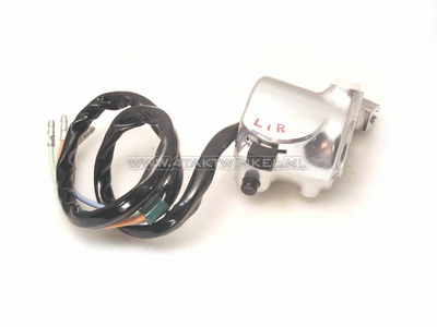 Schalter links SS50, CD50, Blinklicht, schwarzes Kabel, original Honda