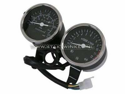 Tachometer Set PBR bis 120 km/h und Drehzahlmesser