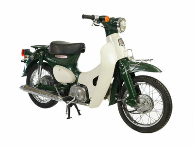 RESERVIERT ! Honda C50 Little cub, green, 14880km