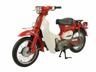 Honda C50 Little cub, red, 4068km