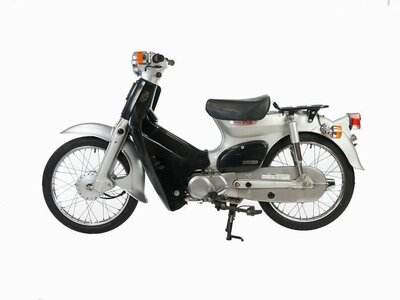 Honda C50 NT, silver, 10538km