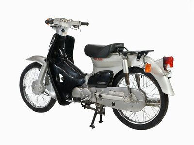 VERKAUFT ! Honda C50 NT, silver, 10538km