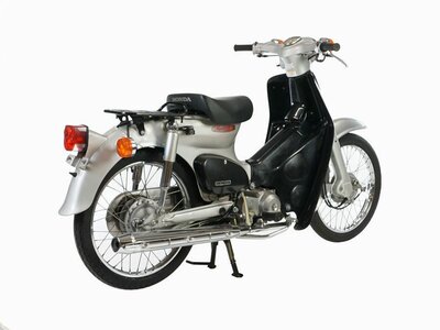 Honda C50 NT, silver, 10538km