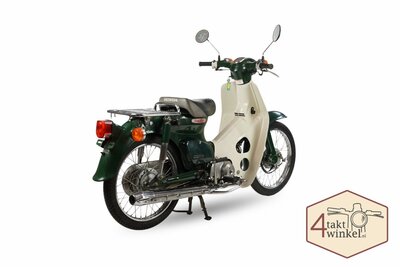 VERKAUFT ! Honda C50 NT, Japanisch, Grün, 4442 km, mit niederländischem Kennzeichen